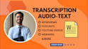 transcribe audio and do video transcription within 24 hours
