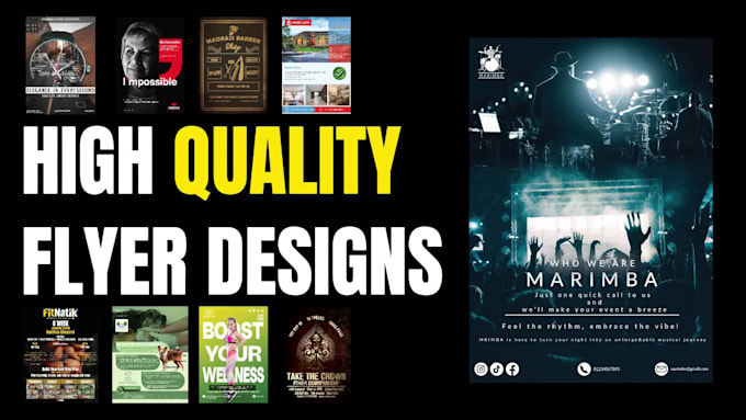 design a beautiful flyer or poster