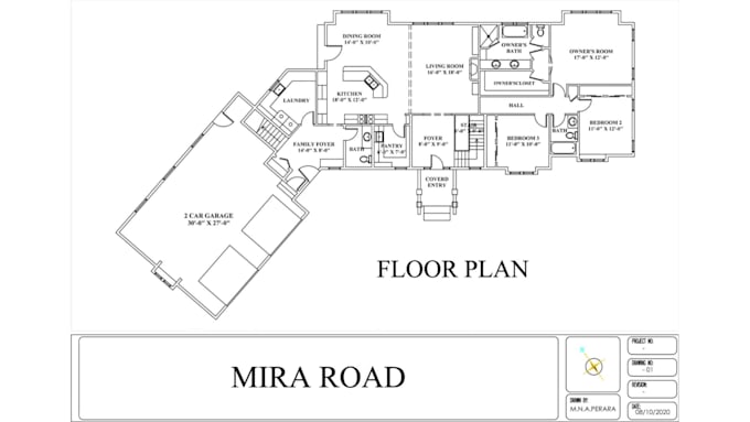 draw 2d floor plan in autocad