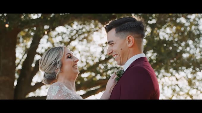 do cinematic wedding video editing with in 24 hours
