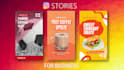 create animated instagram stories ad for business