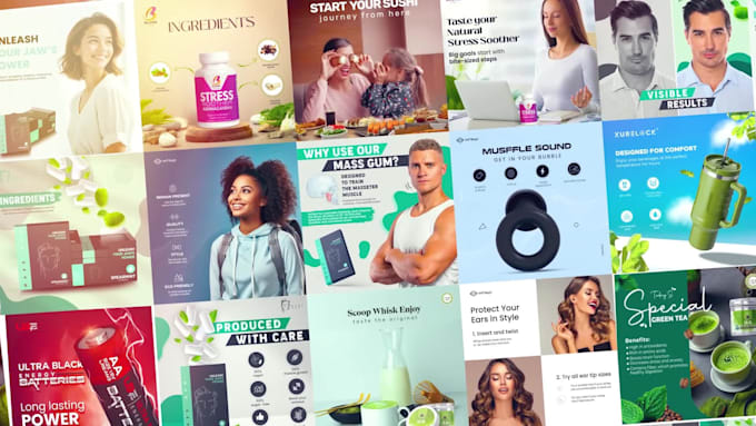 design amazon listing images and amazon a plus content