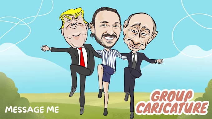 draw a funny caricature from your photo