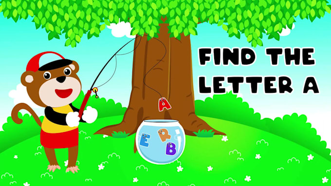 create professional 2d animation for kids learning