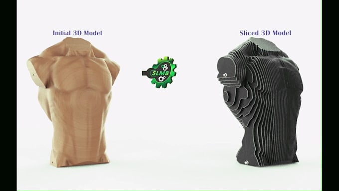 slice or split 3d model for manufacturing