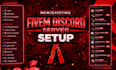 setup a professional fivem discord server for your gta rp community