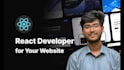 do website development as your front end web developer using react