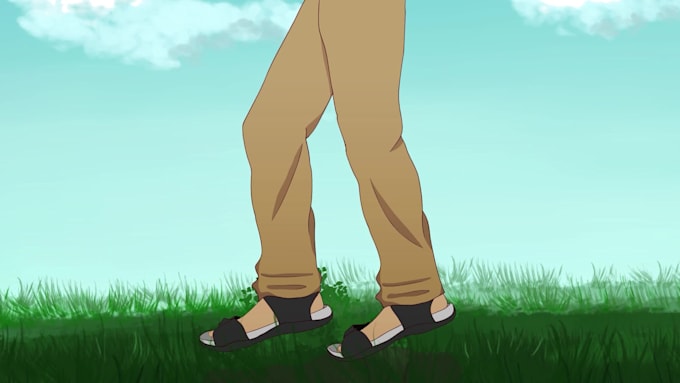 do traditional 2d animation in anime style