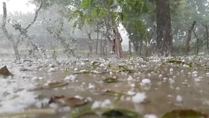 make natural rain and cozy relaxation video