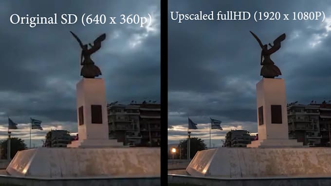 upscale your video resolution