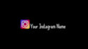 create an instagram lower third for your video