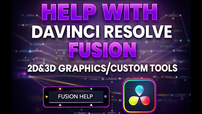 help with fusion workflows in davinci resolve