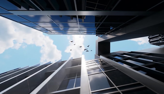 make 3d animation archviz video, still image 3d render