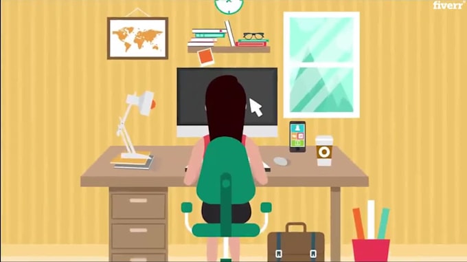 create an animated app and website explainer video