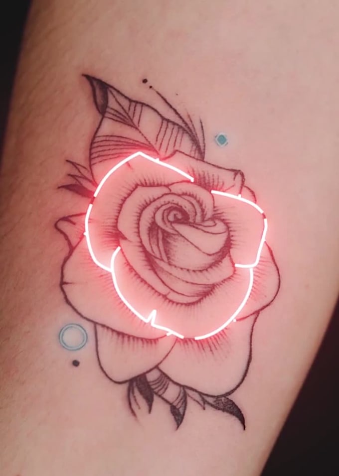 make a dynamic neon animation on your tattoos