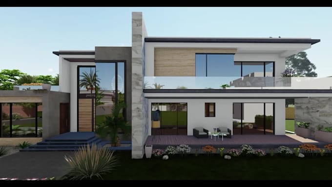 create photorealistic 3d exterior rendering for houses and commercial buildings