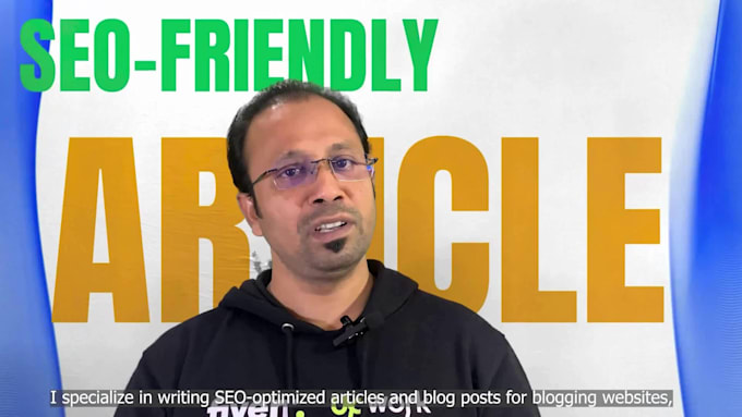 write unique SEO friendly article and blog posts for your website
