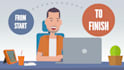 create 2d animated explainer video in 24h