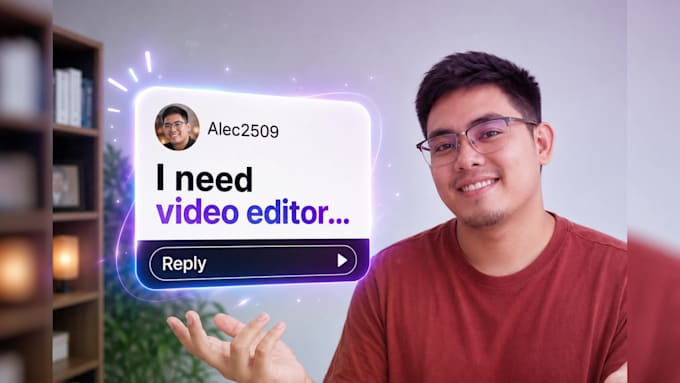 be your personal youtube video editor for 1 week