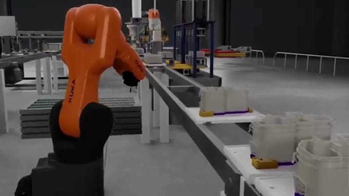 create factory automation, robotic and industrial process animation videos