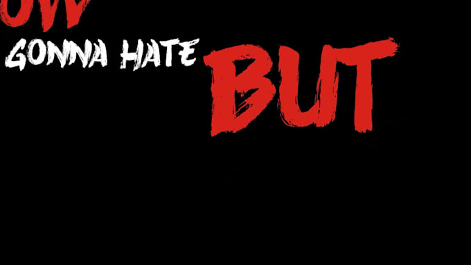 make a fast metal lyric and kinetic lyrics video