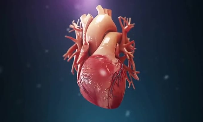 design 3d cardiovascular stent and catheter animation