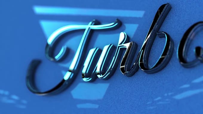 create a stunning 3d classic chrome logo animation intro