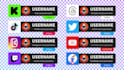 create social media lower third animation