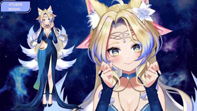 do 2d anime vtuber live2d model, png tuber, nsfw vtuber avatar vtuber rigging