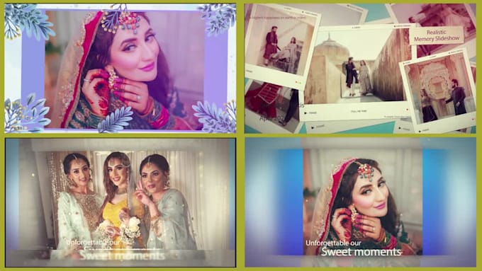 create elegant picture slide show video