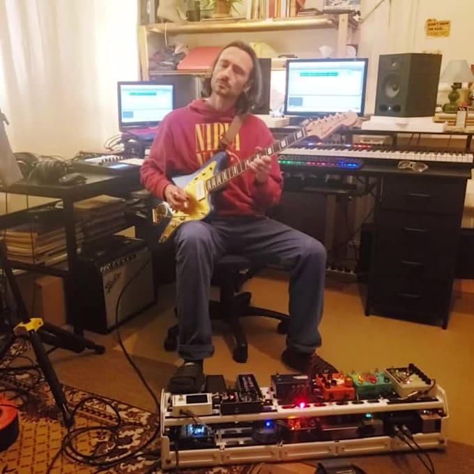 record you custom professional electric guitar tracks