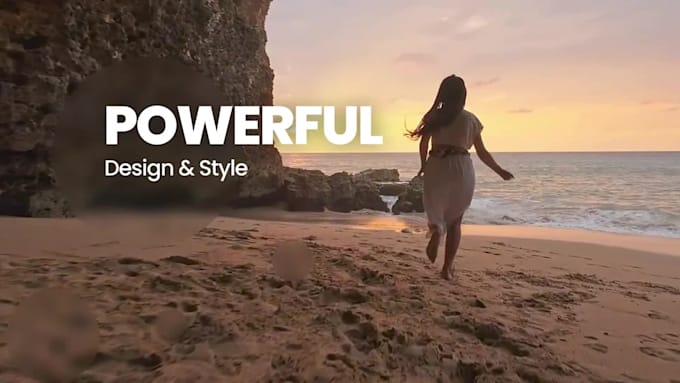 create a professional video, photo slideshow