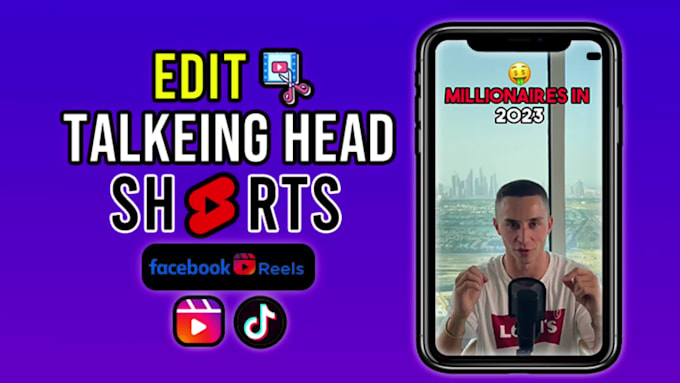 edit talking head short with interactive subtitles
