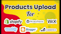 upload products on ecommerce store manually or via automation