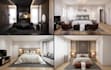 do modern bedroom interior design and realistic 3d rendering