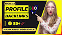 create high quality SEO profile backlinks for googles top ranking