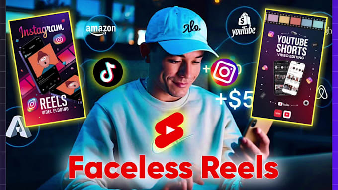be your faceless reels,shorts,tiktok editor