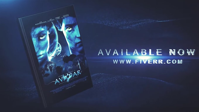 create attractive, cinematic, promotion teaser book video