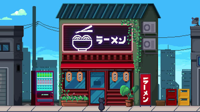 create pixel art 8bit or 16bit and animations for you
