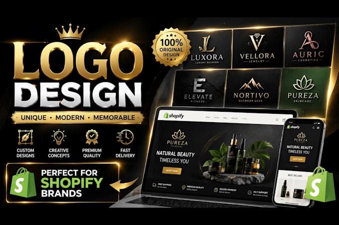 design shopify logo for your brand