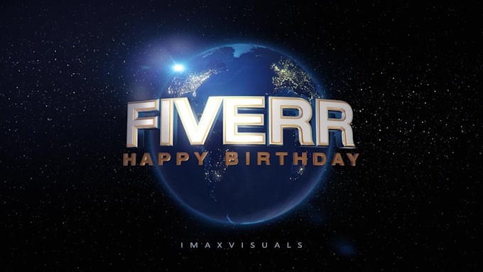 make universal style happy birthday video intro