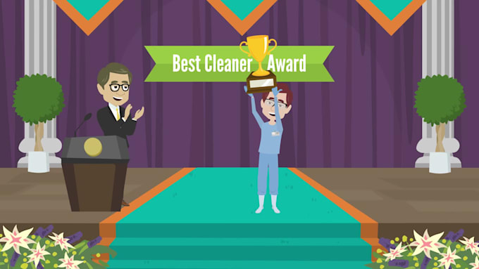 design a house cleaning service video, commercial cleaning ads