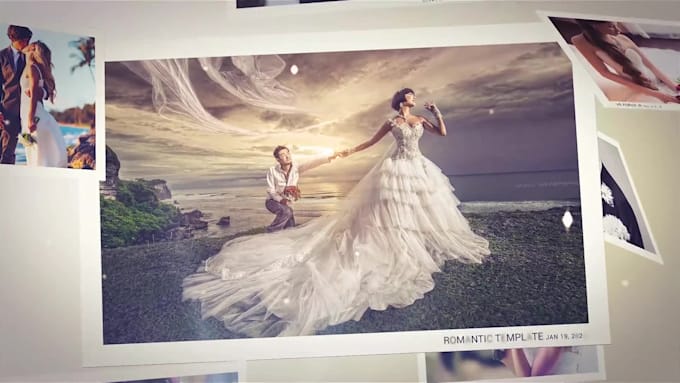 Review! I will do birthday wedding romantic animation slideshow videos  for $10