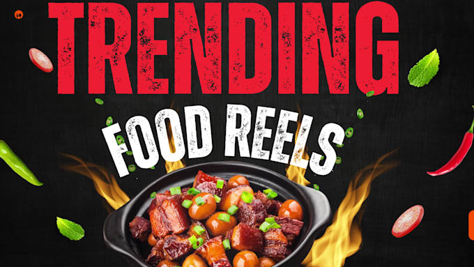 professionally edit food reels video for instagram