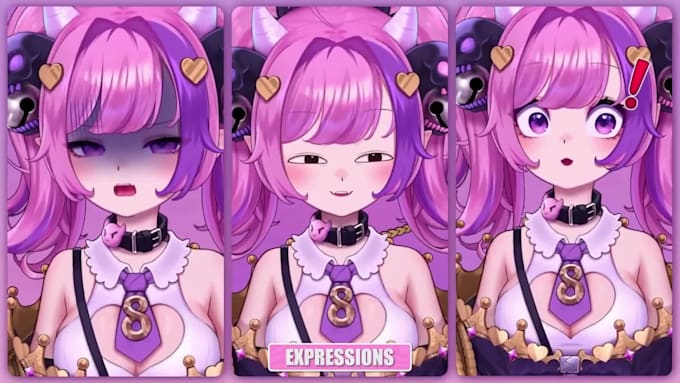 design and rig vtuber model, vtuber rigging, live2d vtuber model, vtuber art