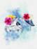 create digital watercolor illustrations and wall art
