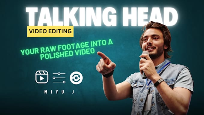 do professional talking head video editing