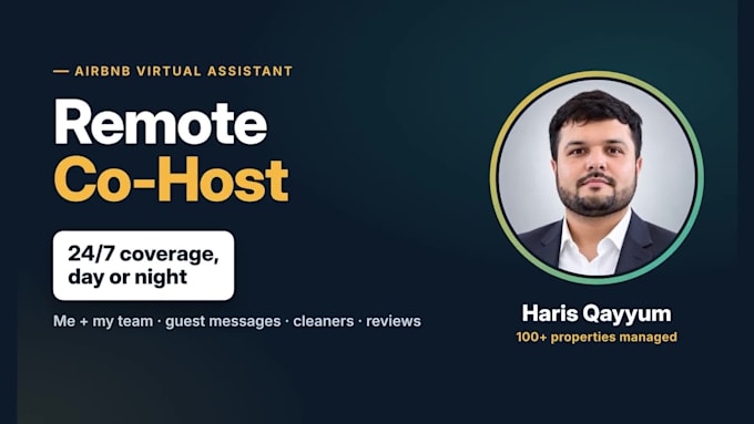 be your airbnb co host and virtual assistant 24 7