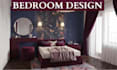 create a 3d render of your modern bedroom interior