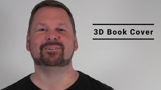 create 3d book cover for your book or report